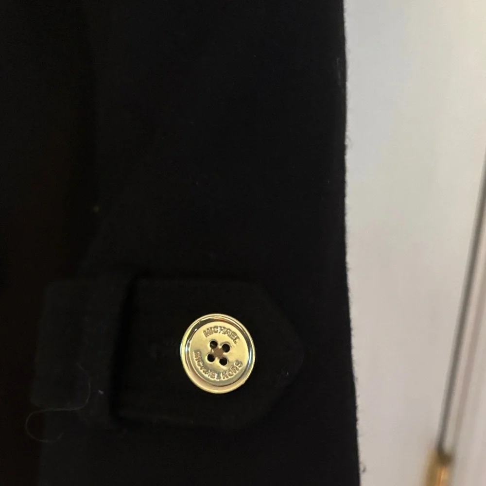 Michael Kors Black Trench Coat - Picture 8 of 14